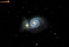 M51 + NGC 5195 in Canes Venatici 